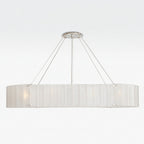 Willamette Oval Crystal Chandelier 60" - kimoylights
