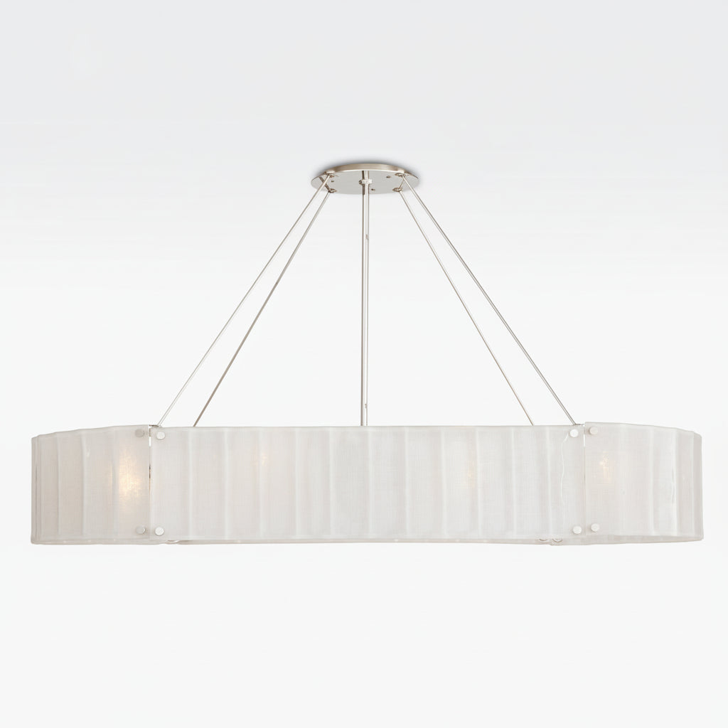 Willamette Oval Crystal Chandelier 60" - kimoylights