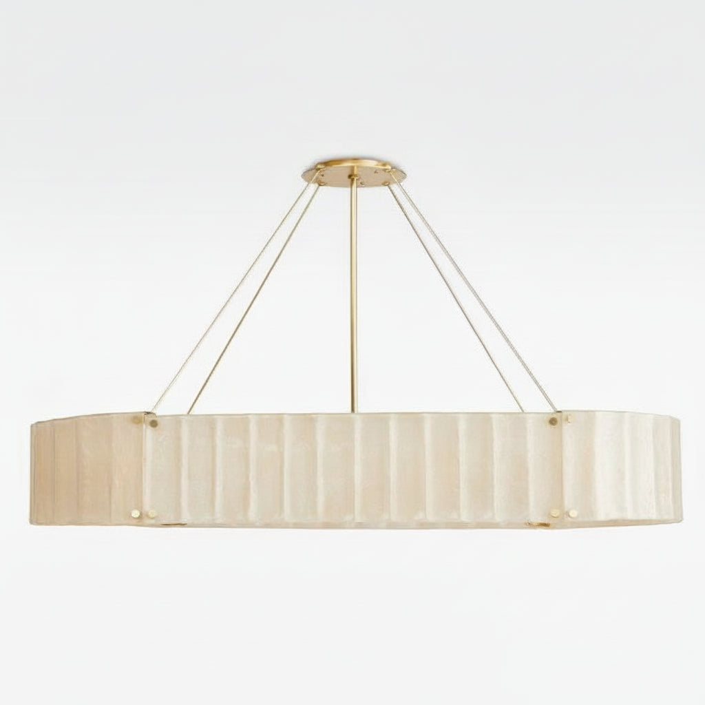 Willamette Oval Crystal Chandelier 60" - kimoylights