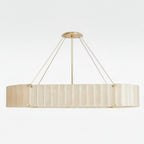 Willamette Oval Crystal Chandelier 60" - kimoylights
