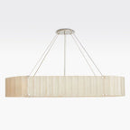 Willamette Oval Crystal Chandelier 60" - thebelacan