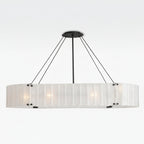 Willamette Oval Crystal Chandelier 60" - kimoylights
