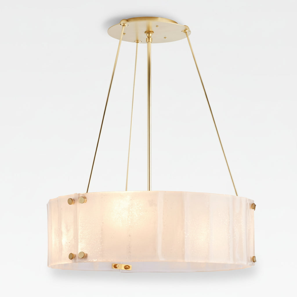 Willamette Round Crystal Chandelier 24" - kimoylights