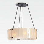 Willamette Round Crystal Chandelier 24" - kimoylights