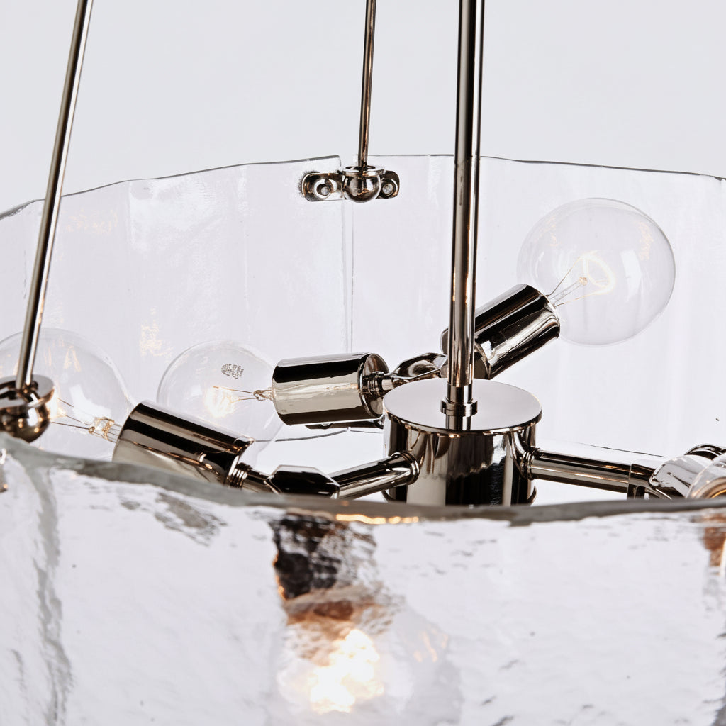 Willamette Round Crystal Chandelier 24" - kimoylights
