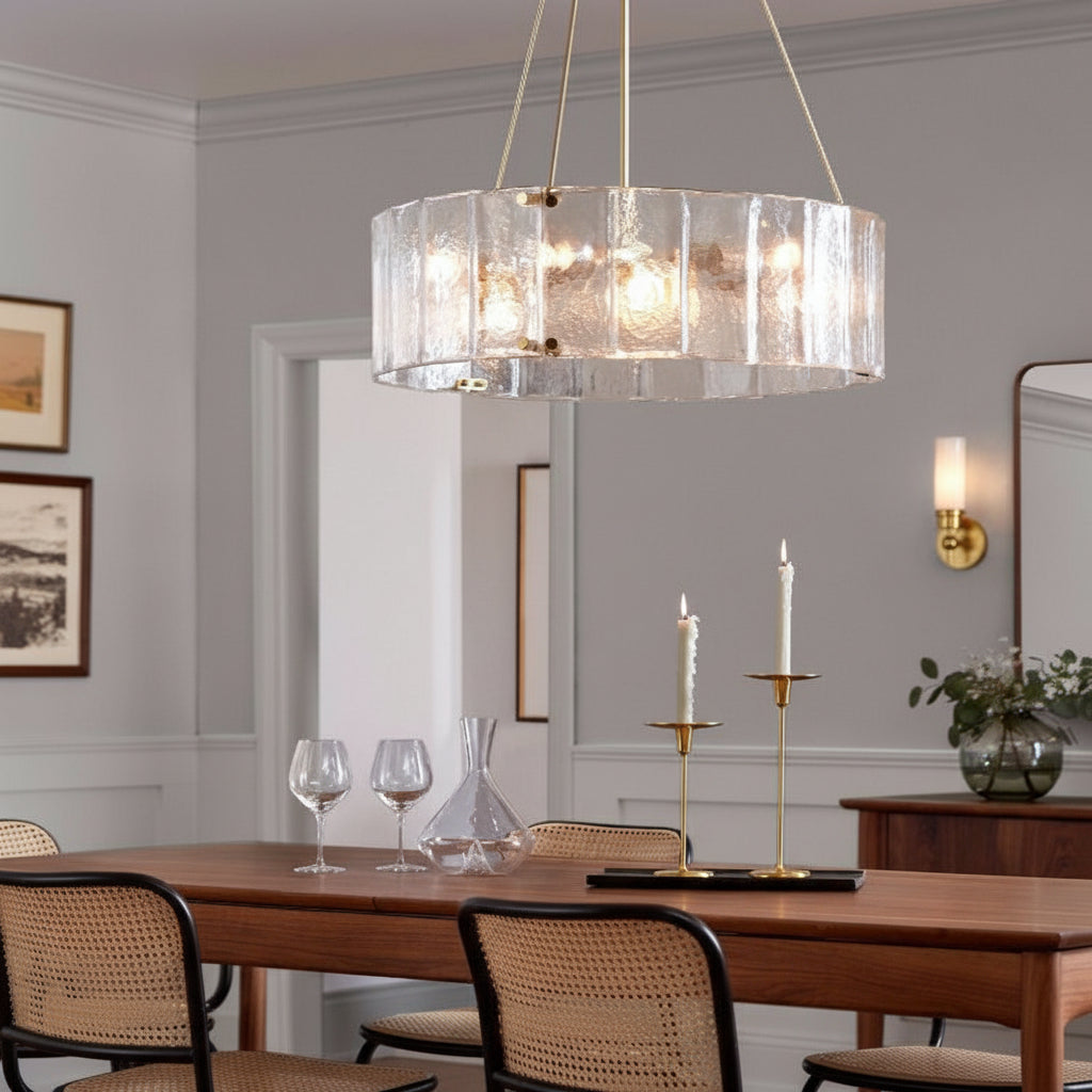 Willamette Round Crystal Chandelier 24" - kimoylights
