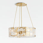 Willamette Round Crystal Chandelier 24" - kimoylights