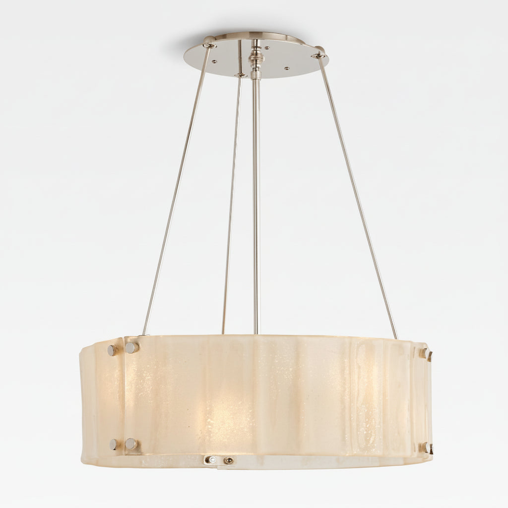 Willamette Round Crystal Chandelier 24" - kimoylights