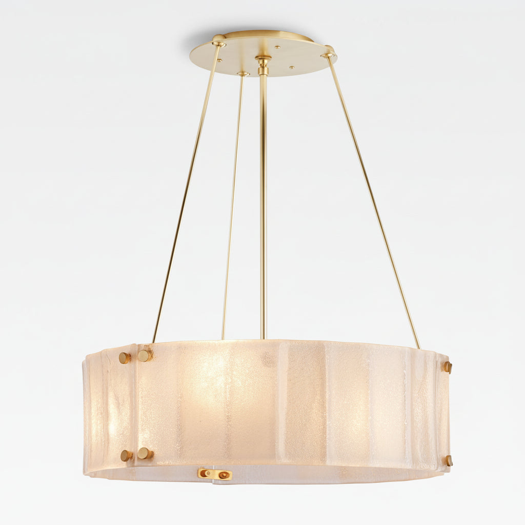Willamette Round Crystal Chandelier 24" - kimoylights
