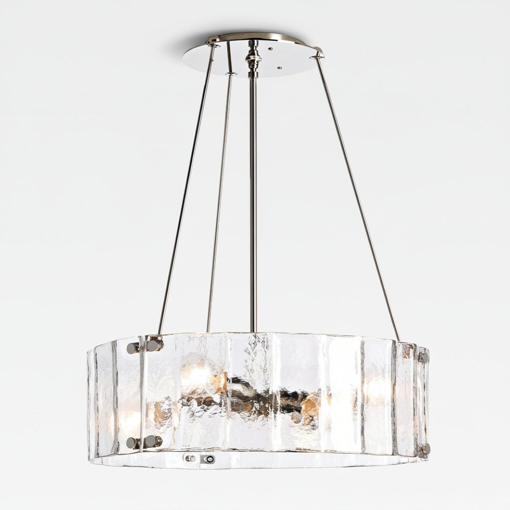Willamette Round Crystal Chandelier 24" - kimoylights
