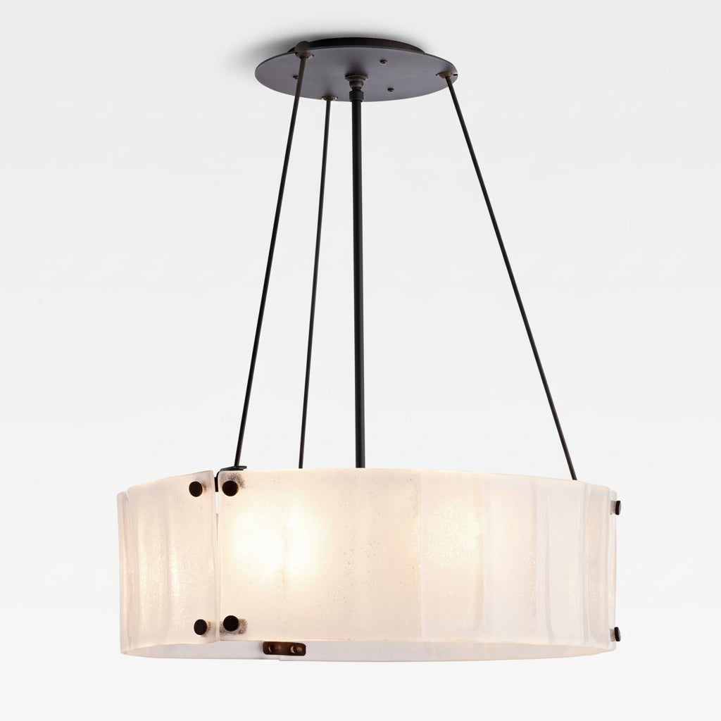 Willamette Round Crystal Chandelier 24" -kimoylights