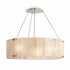 Willamette Round Crystal Chandelier 32" - kimoylights