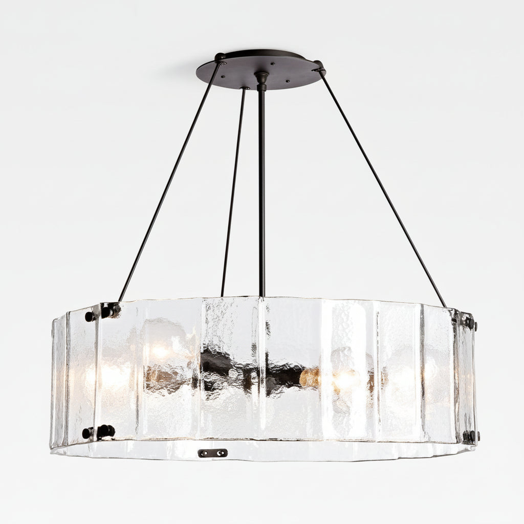 Willamette Round Crystal Chandelier 32" - kimoylights