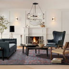 Willamette Round Crystal Chandelier 32" - kimoylights