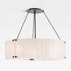 Willamette Round Crystal Chandelier 32" - kimoylights