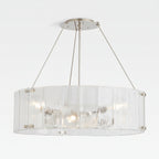 Willamette Round Crystal Chandelier 32" - kimoylights