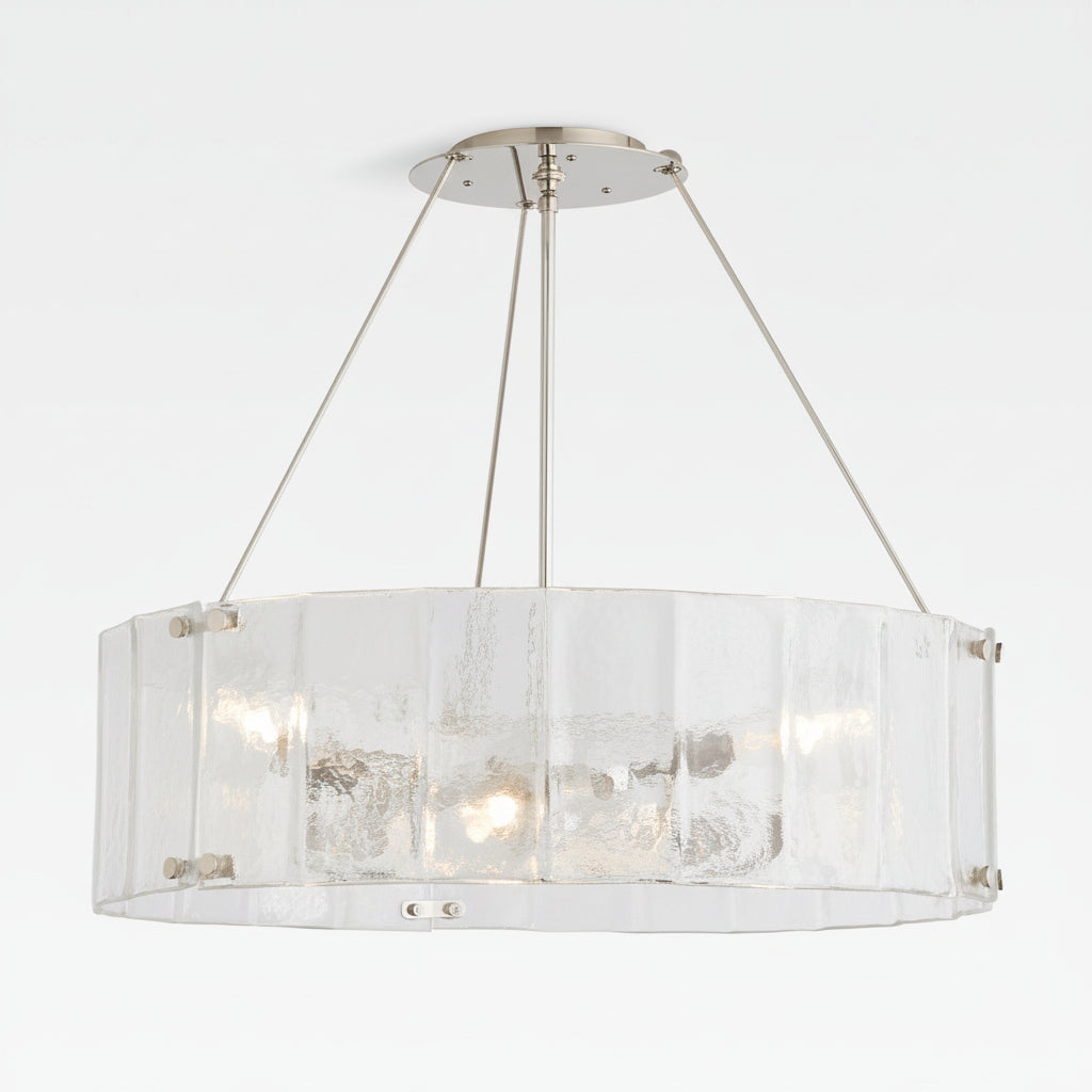 Willamette Round Crystal Chandelier 32" - kimoylights