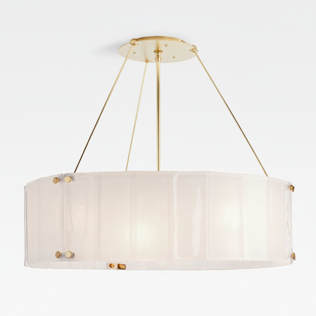 Willamette Round Crystal Chandelier 32" -kimoylights