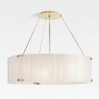 Willamette Round Crystal Chandelier 32" -kimoylights