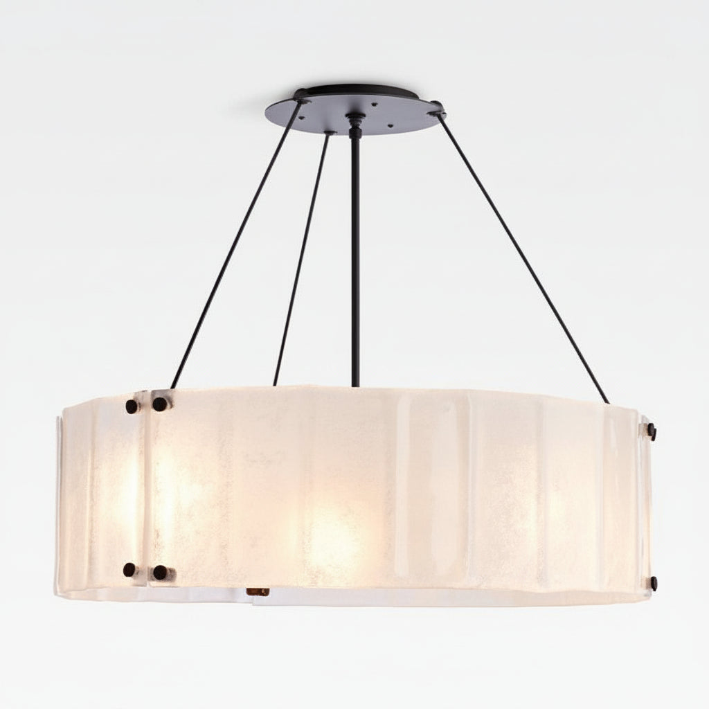 Willamette Round Crystal Chandelier 32" - kimoylights