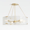 Willamette Round Crystal Chandelier 32" - kimoylights