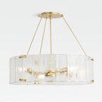 Willamette Round Crystal Chandelier 32" - kimoylights