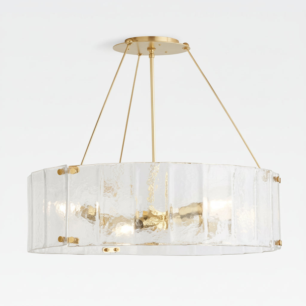 Willamette Round Crystal Chandelier 32" - kimoylights