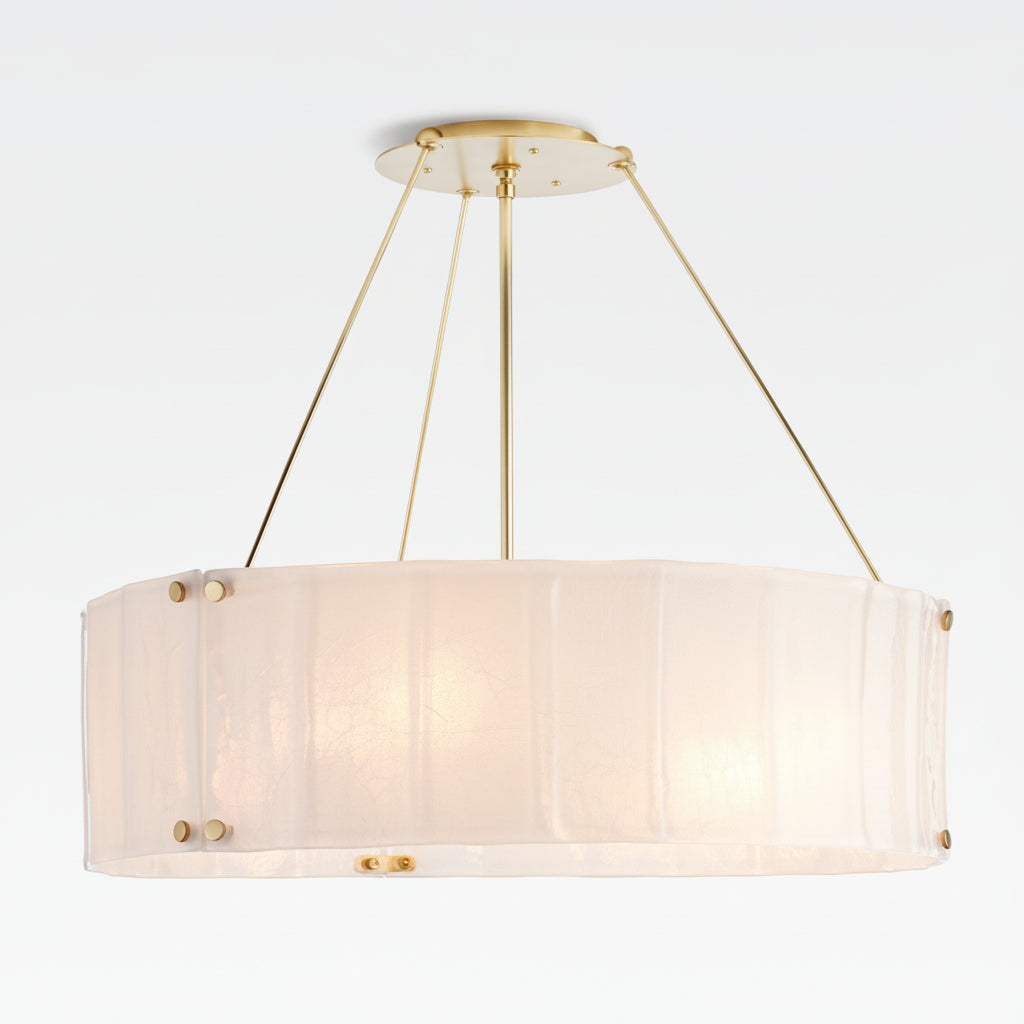 Willamette Round Crystal Chandelier 32" - kimoylights