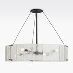 Willamette Round Crystal Chandelier 48"  - Kimoylighs