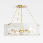 Willamette Round Crystal Chandelier 48" - Kimoylighs