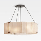 Willamette Round Crystal Chandelier 48" - Kimoylighs
