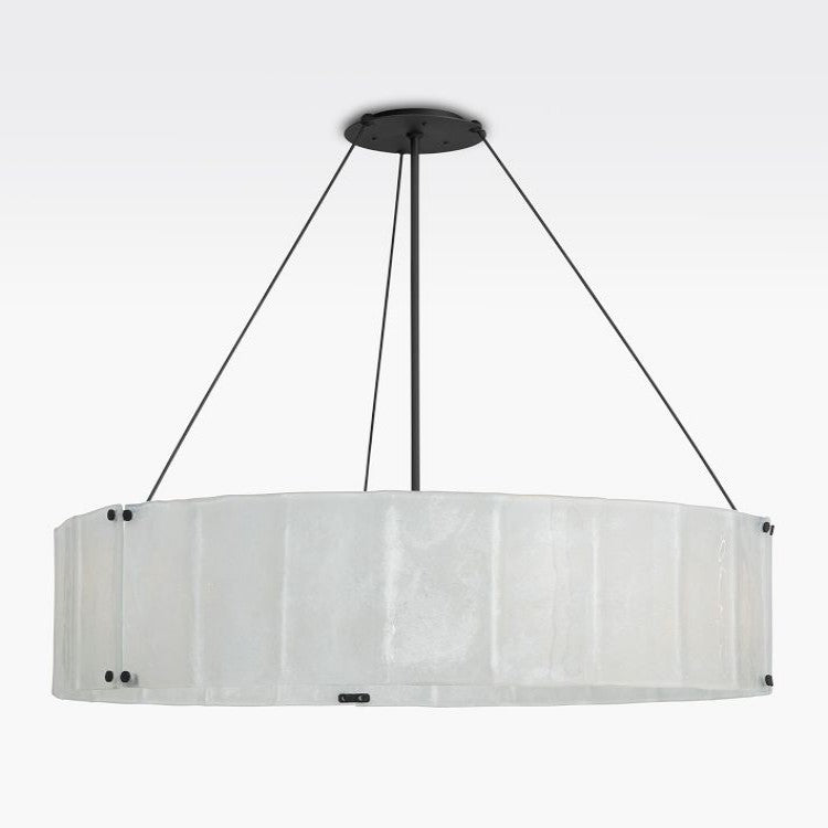 Willamette Round Crystal Chandelier 48" - Kimoylighs