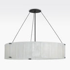 Willamette Round Crystal Chandelier 48" - Kimoylighs