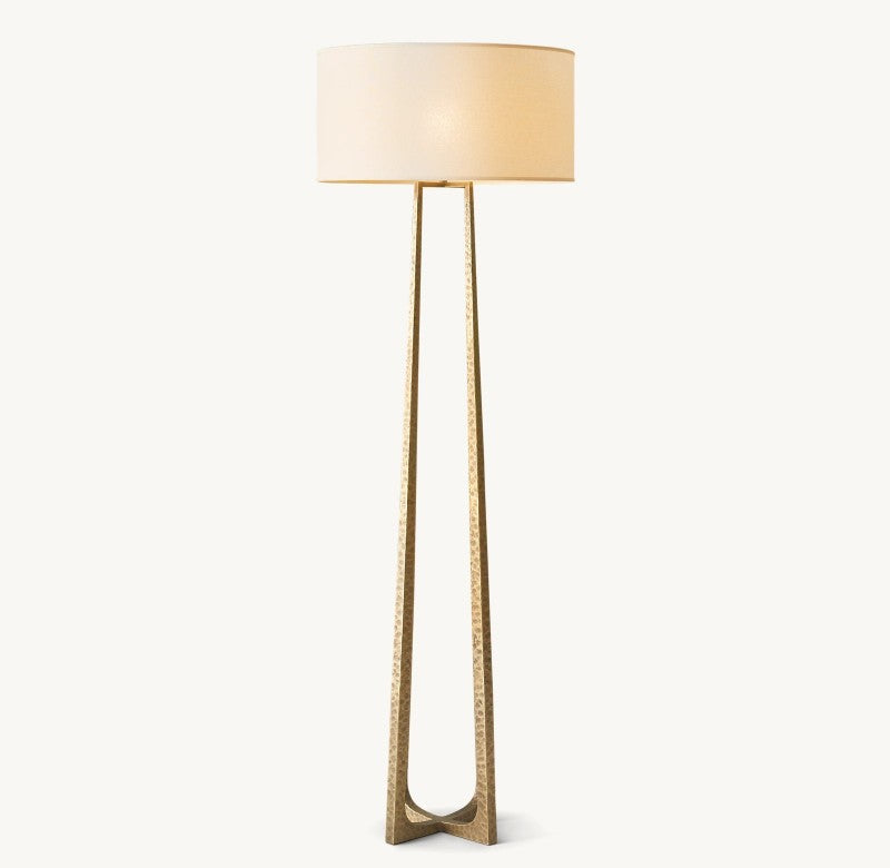 Wright Floor Light Brass