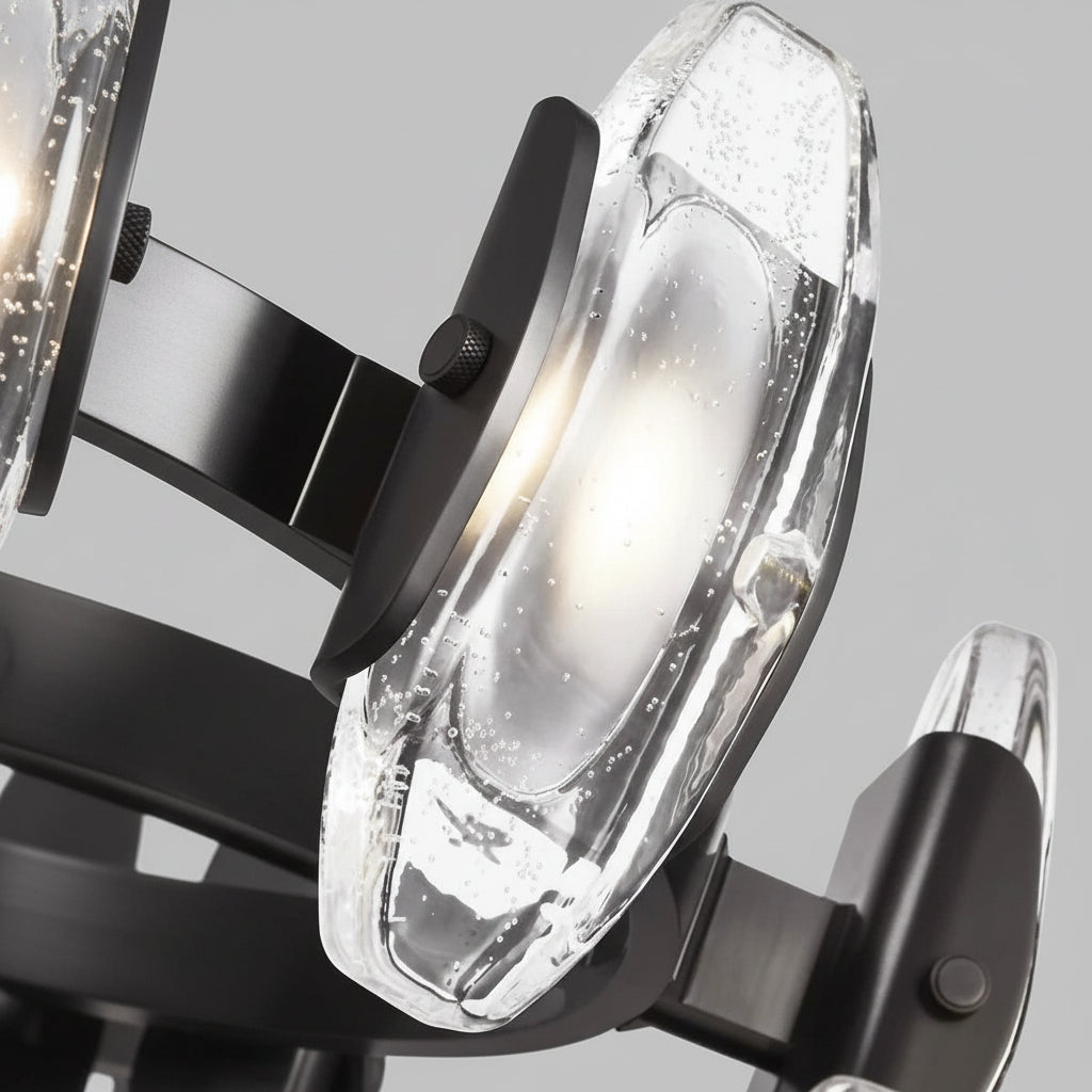 Wyth Led Round Chandelier 40″ - kimoylights