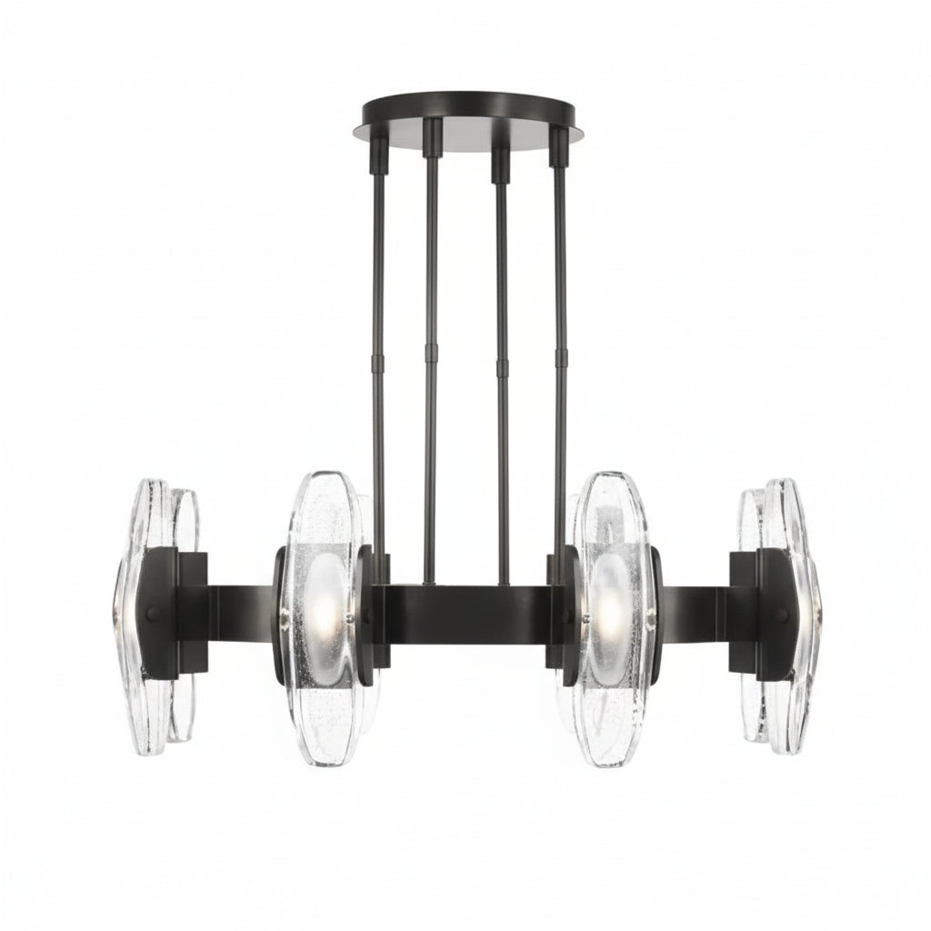 Wyth Led Round Chandelier 40″ - kimoylights