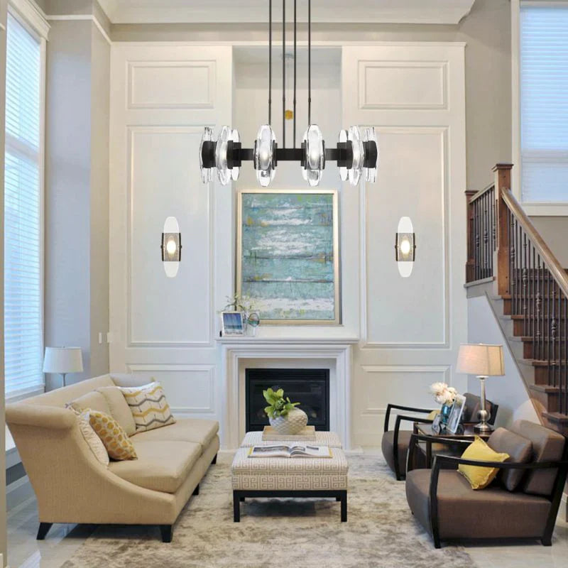 Wyth Led Round Chandelier 47″ - kimoylights