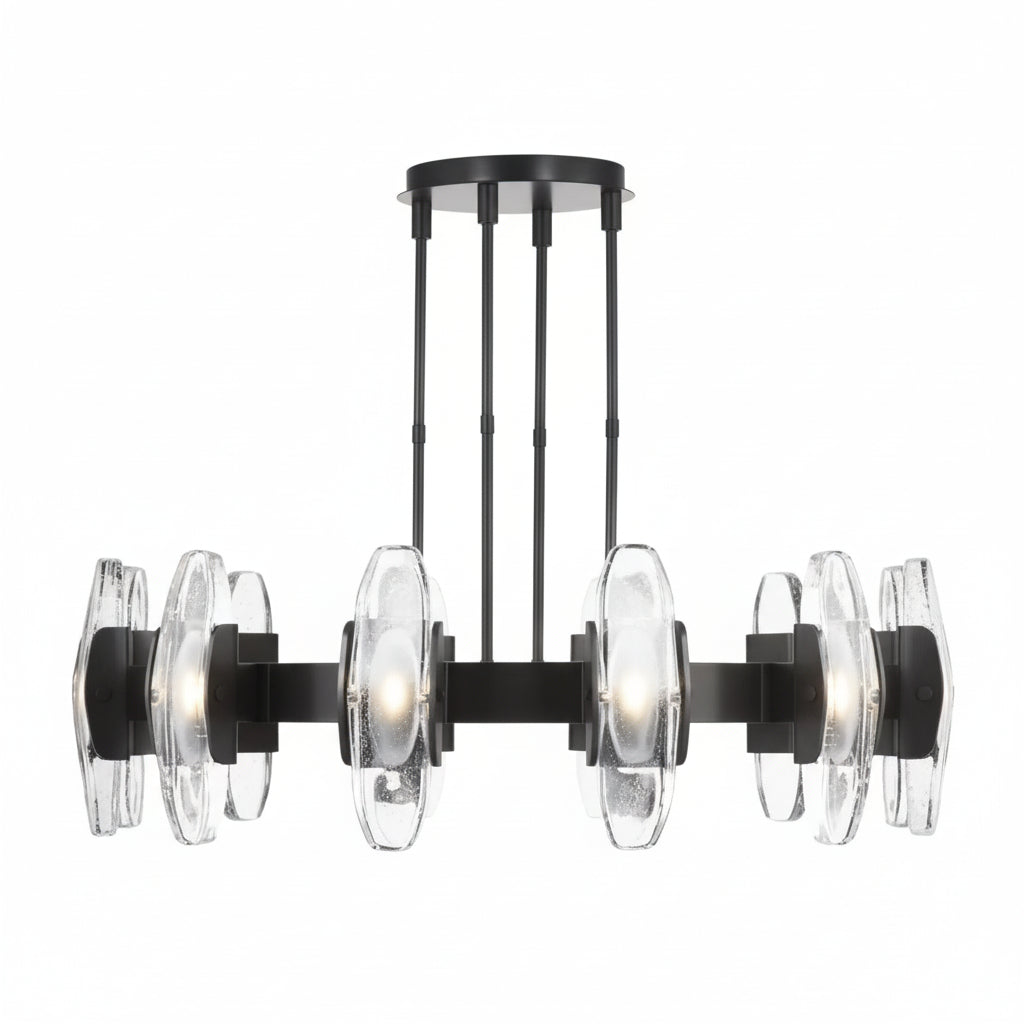 Wyth Led Round Chandelier 47″ - kimoylights