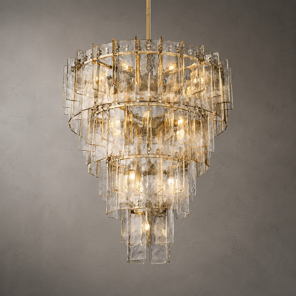 Yammy Multi-Layer Round Chandelier 47"