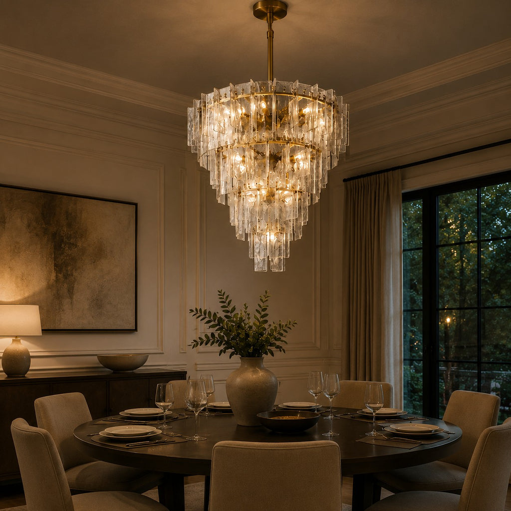 Yammy Multi-Layer Round Chandelier 47"
