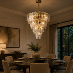 Yammy Multi-Layer Round Chandelier 47"