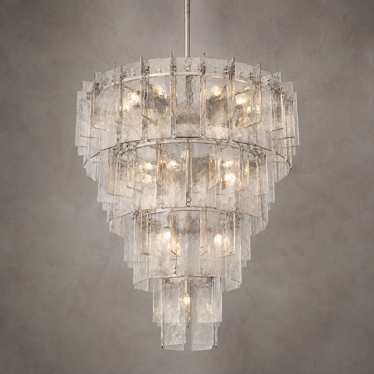 Yammy Multi-Layer Round Chandelier 47"