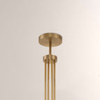 Cannele Glass Round Chandelier 36''