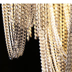 Alisa Luxury Flower Chain Tassel Chandelier - kimoylights