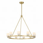 Aragon 12 Light Chandelier Alabaster