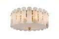 Alabaster Browning Chandelier 18"D - kimoylights