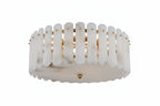 Alabaster Browning Large Chandelier 25"D - thebelacan