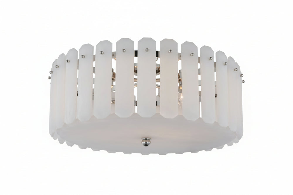 Alabaster Browning Large Chandelier 25"D - thebelacan