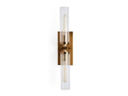Andreas 2-Light Glass Wall Sconce