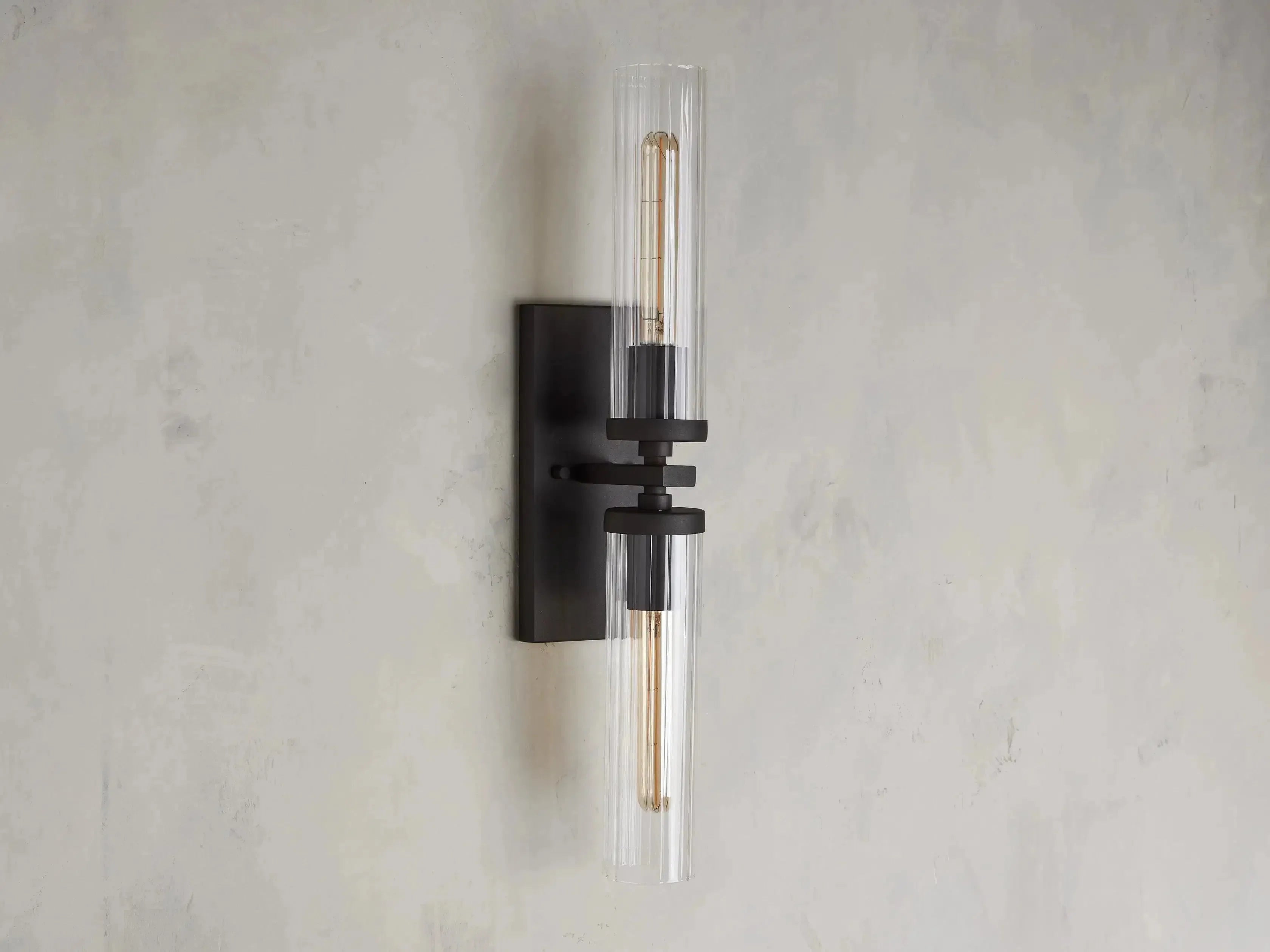 Andreas 2-Light Glass Wall Sconce